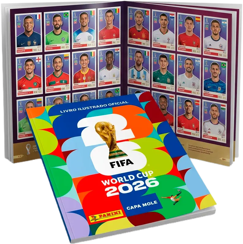 Pack Básico — todas as figurinhas do álbum da Copa 2026 em PDF
