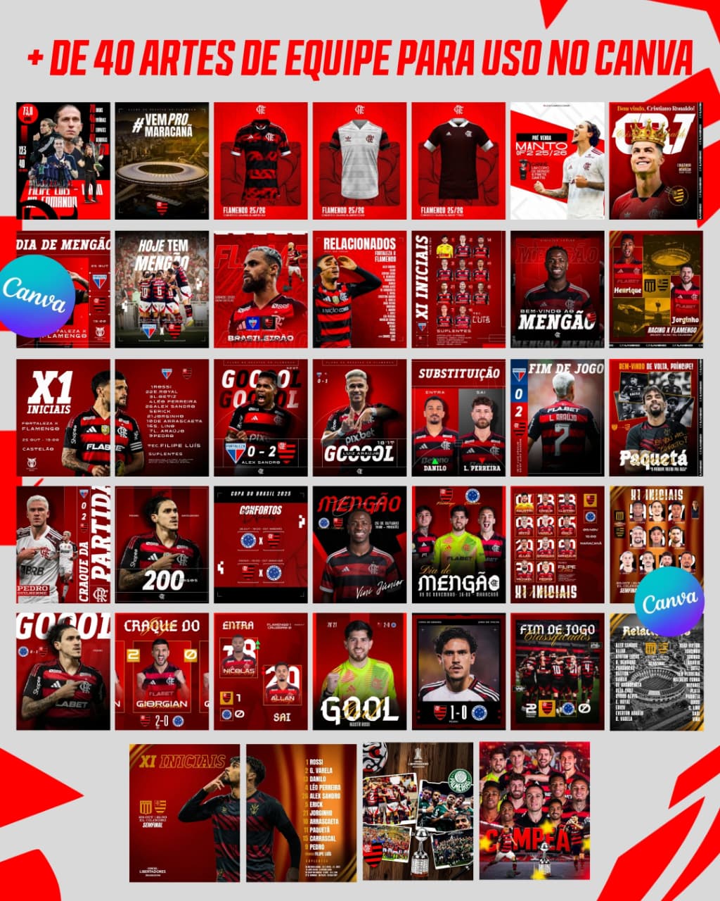 Capa do Pack Flamengo