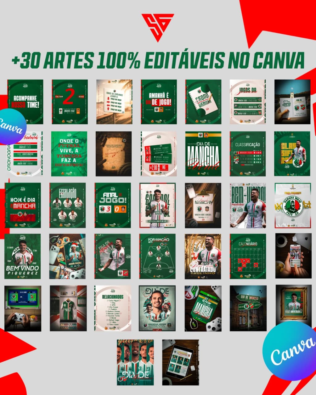 Capa do Pack Mancha Verde