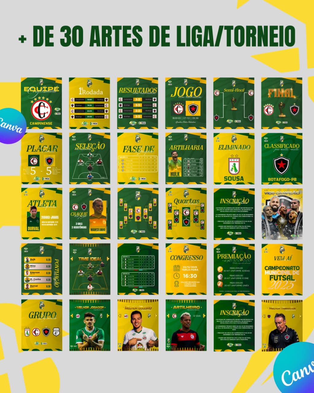 Capa do Campeonato de Futsal • Picuí