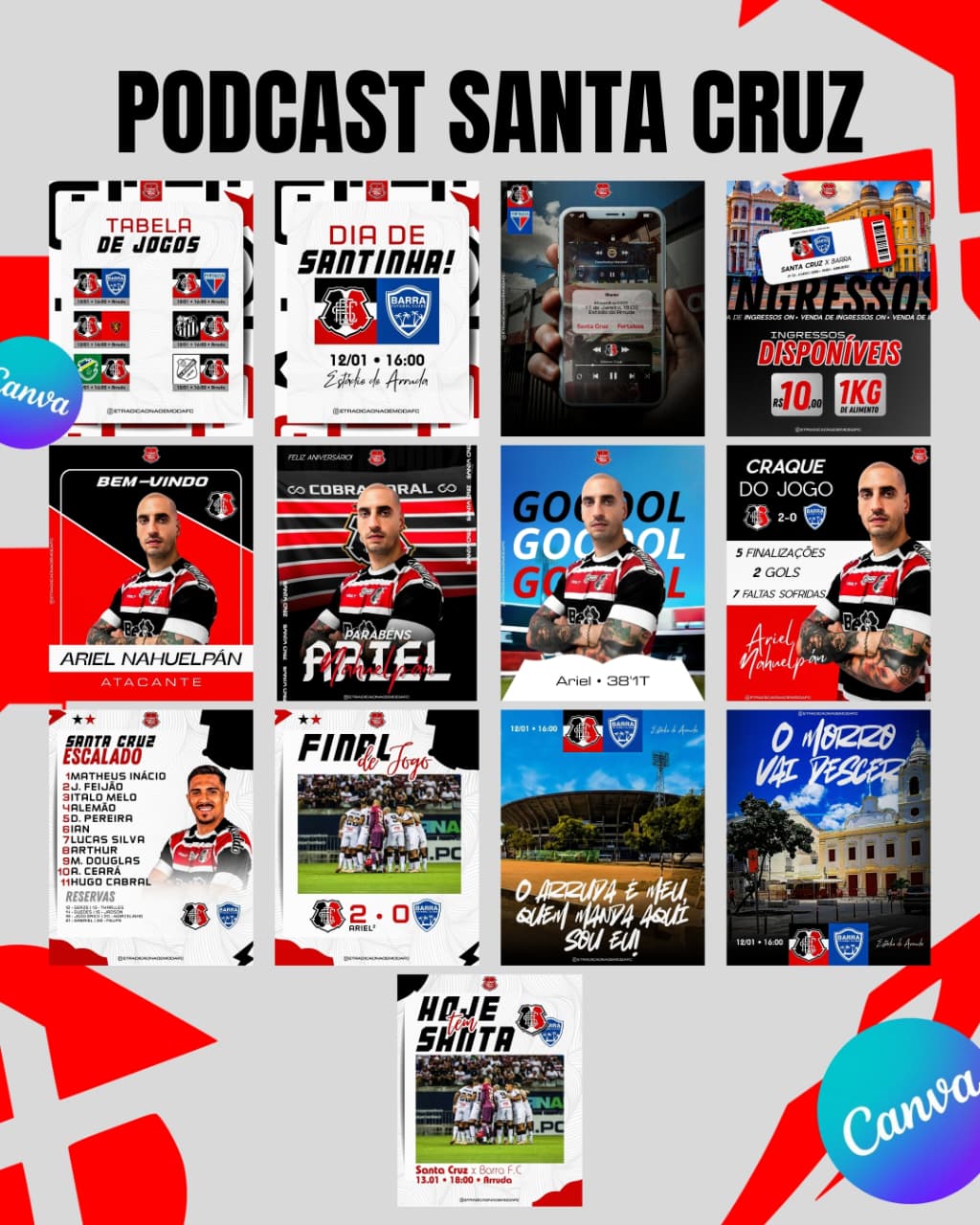 Capa do Podcast Santa Cruz